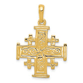 10k Jerusalem Cross Pendant