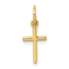 10k Small Cross Charm