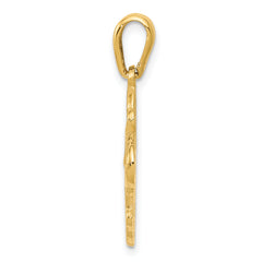 10k Four Way Medal Pendant