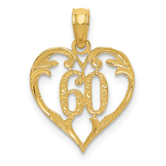 10k 60 Heart Pendant