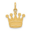 10k Kings Crown Charm