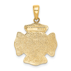 10k St. Florian Protect Us/Fire Dept. Pendant