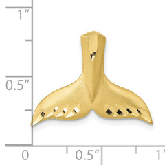 10K Diamond-cut Whale Tail Slide