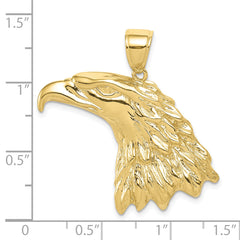 10K Eagle Head Pendant