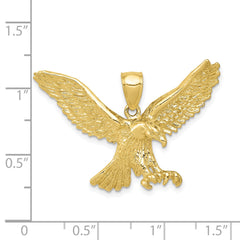 10k Eagle Pendant