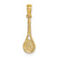 10K Tennis Racquet Pendant