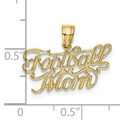 10K FOOTBALL MOM Charm
