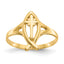 10k Ichthus w/Cross Ring