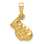 10k Boxing Glove Pendant