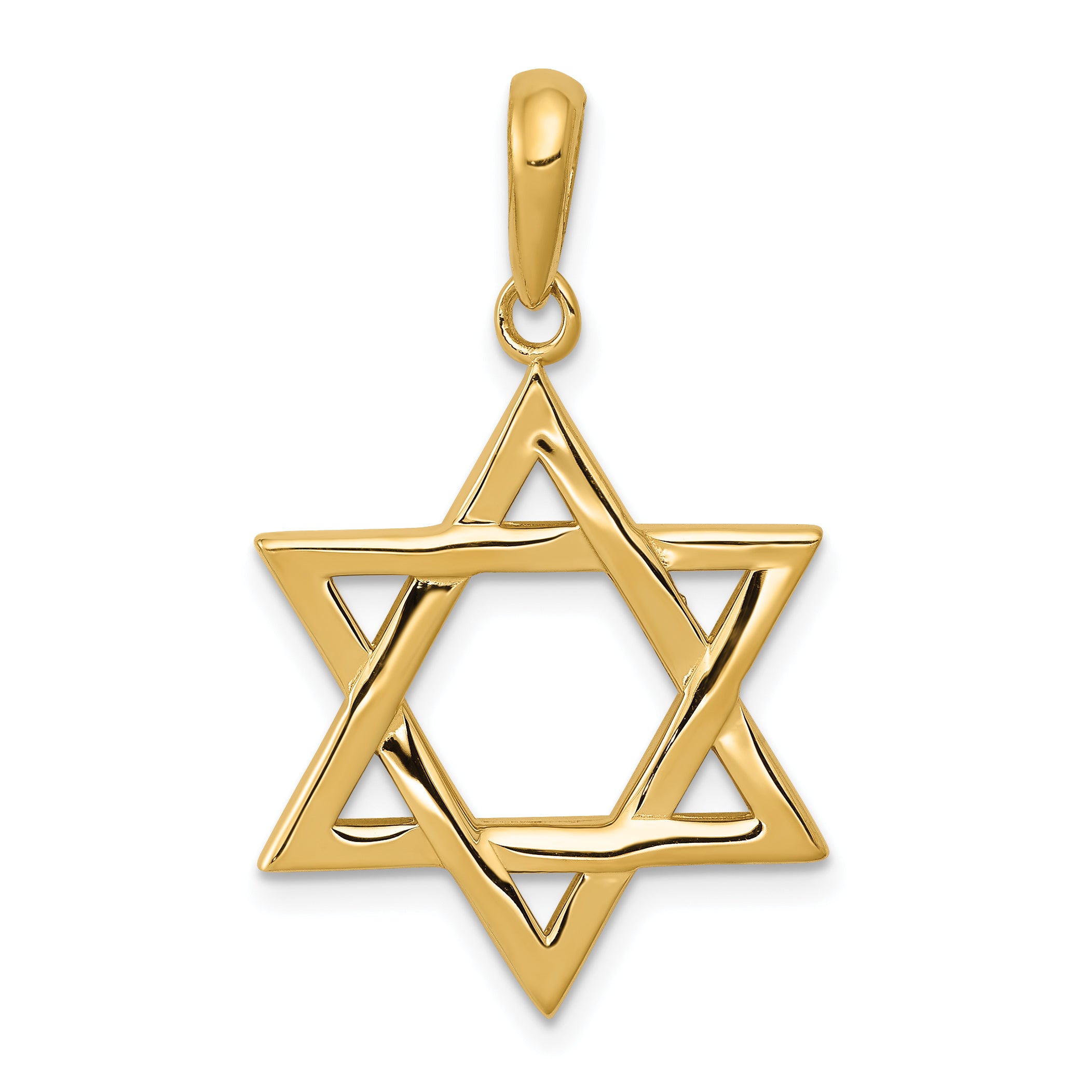 10K Star of David Pendant