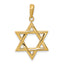 10K Star of David Pendant