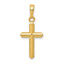 10K None Cross Pendant