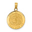 10k Saint Michael Medal Pendant