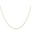 10K None 0.5mm Cable Chain Necklace - view 2