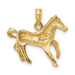 10K 2-D Galloping Horse Charm