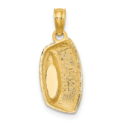 10K KITTY Bowl Charm