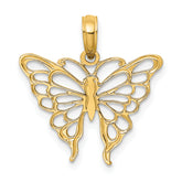 10K Butterfly Charm