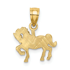 10K Carousel Horse Charm