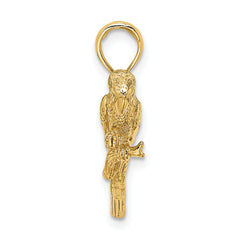 10K 3-D Parrot Charm