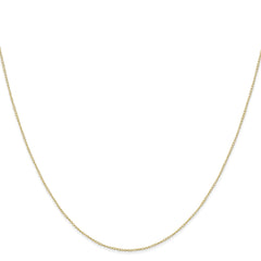 10k .42mm Carded Curb Chain