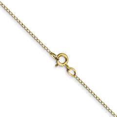 10k .42mm Carded Curb Chain