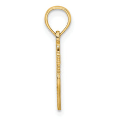 10K Heart w/ Love Birds Charm