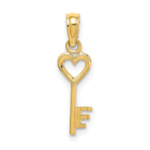 10k Key w/ Heart Charm