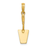 10K 3-D Concrete Tool Spatula Charm