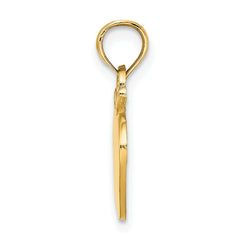 10K Polished Apple Charm