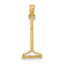 10K 3-D Landscape Rake Garden Tool Charm