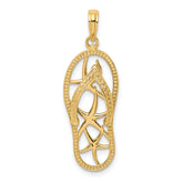 10K Multi Starfish Flip-Flop Charm