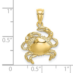 10K 2-D Crab Charm