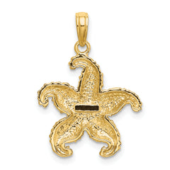 10K 2-D Puffed Starfish Charm