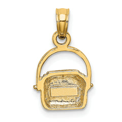 10K 2-D Nantucket Basket Charm
