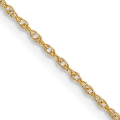 10k .7mm Carded Cable Rope Chain