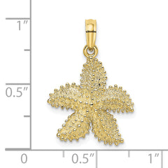 10K Beaded Starfish Charm
