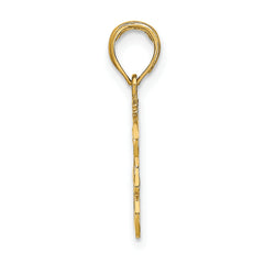 10K LEO Zodiac Charm