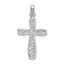 10K White Gold White Gold Filigree Cross Charm