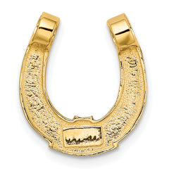 10k w/ Rhodium Horseshoe Charm