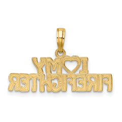 10k I LOVE MY FIREFIGHTER Charm
