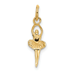 10k Polished Ballerina Charm