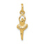 10k Polished Ballerina Charm