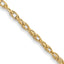 10k 1.15mm Carded Cable Rope Chain