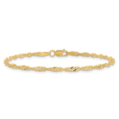 10k 2mm Singapore Chain