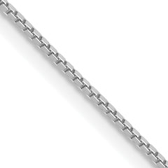 10k White Gold .9mm Box Chain