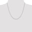 10K White Gold Box Chain 20 Inch