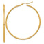 10K Polished Hinged Hoop Earrings
