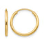 10k 1.5mm Polished Round Endless Hoop Earrings