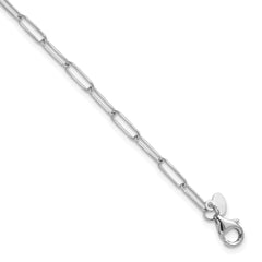 10K White Gold Polished Fancy Link Bracelet