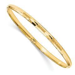 10K Polished Bangle